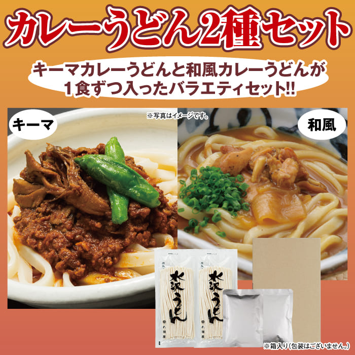 カレーうどん2種セット カレーうどん 水沢うどん 「大澤屋」